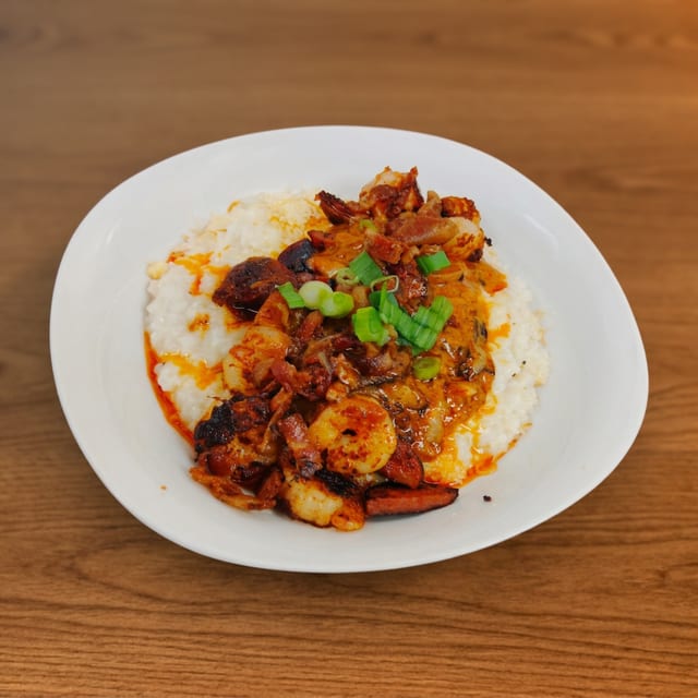 Southern Cajun Shrimp & Grits.