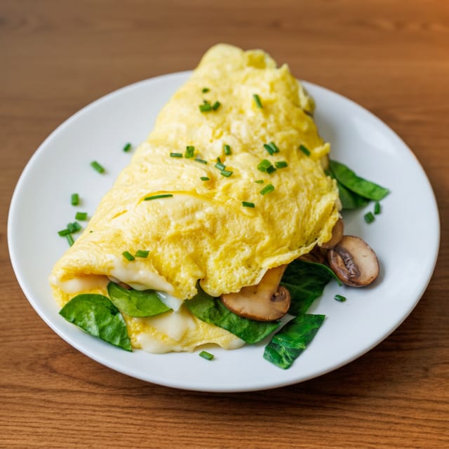 Garden-Fresh Vegetable Omelet.