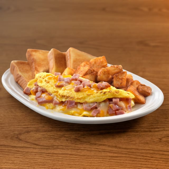 Classic Ham & Cheese Omelet.