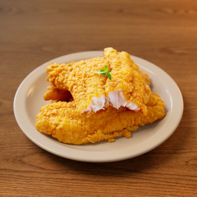 Fried Flounder Meal.
