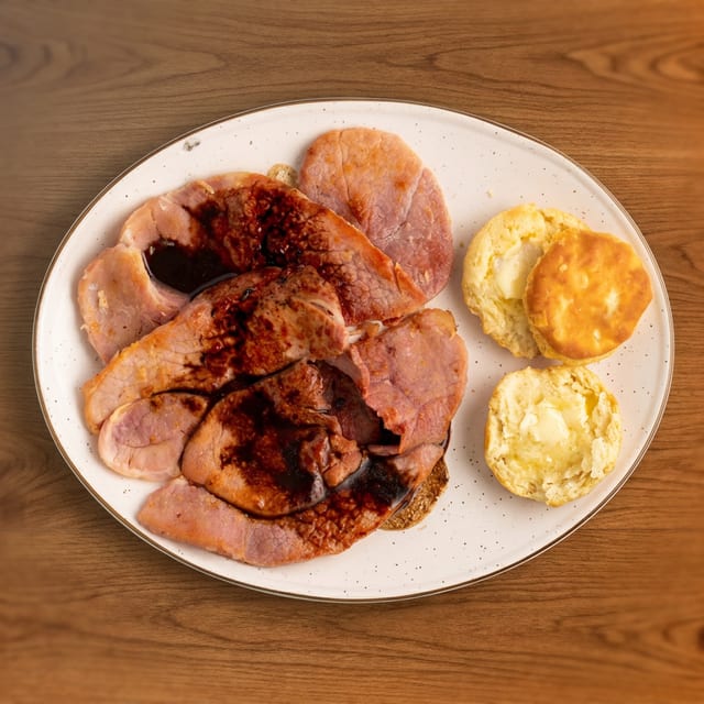 Country Ham & Red Eye Gravy.