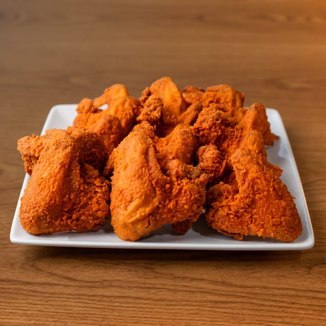 4 Signature Whole Fried Chicken Wings.
